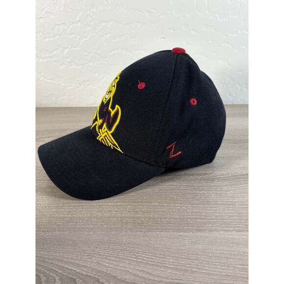 Arizona State University Sun Devils Large Logo Men's Hat Cap- Zephyr Men's Small - Picture 2 of 5